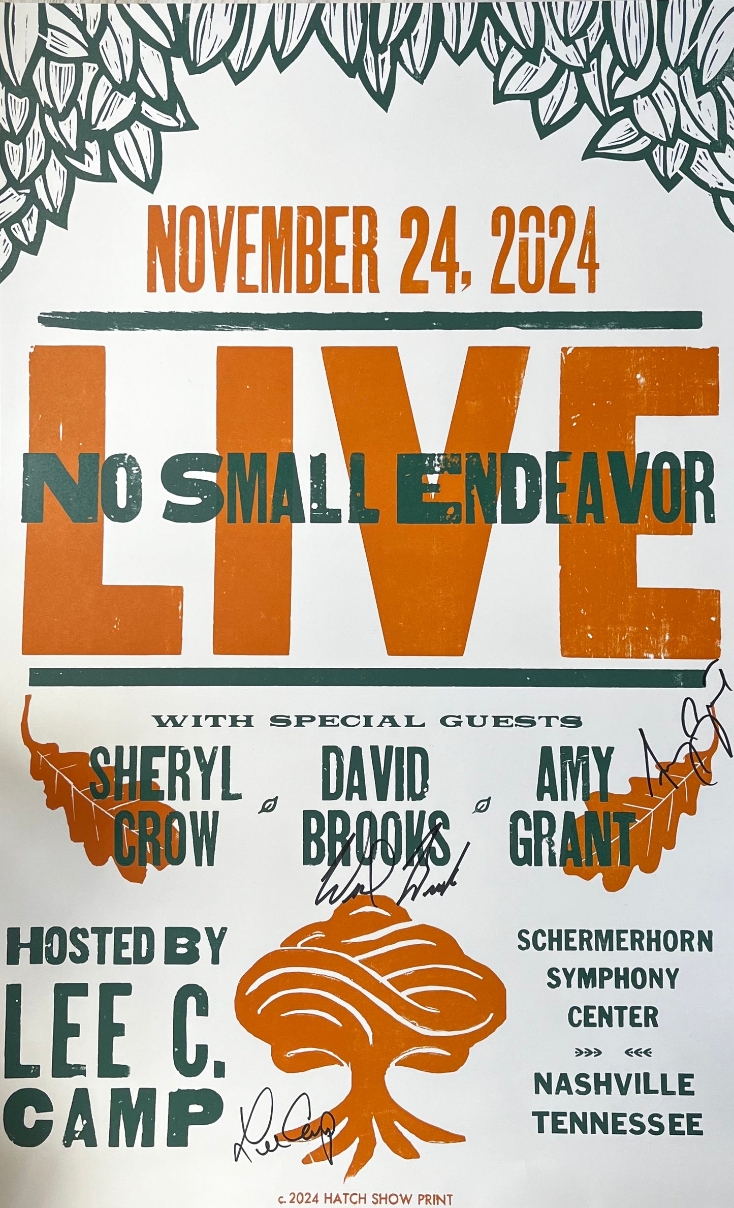 2024 Signed Hatch Show Print